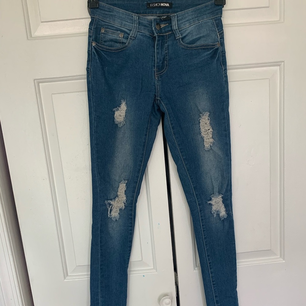 Medium Wash Fashion Nova Jeans